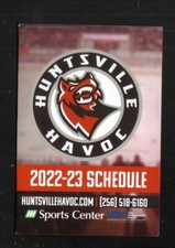 Huntsville Havoc--2022-23 Pocket Schedule--SPHL