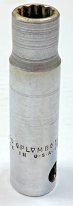 "Herramientas PLOMB 5340 - 1/2" Enchufe Profundo 1/2"" Unidad 12 Puntos EE. UU. PLVMB" - Imagen 1 de 12
