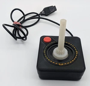 Controlador de joystick vintage Atari 2600 negro original fabricante de equipos originales - Imagen 1 de 1