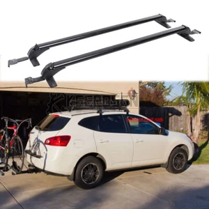 Car Top Roof Rack Cross Bar Cargo Luggage Kayak Carrier w/ Lock for Nissan Rogue - Picture 1 of 12