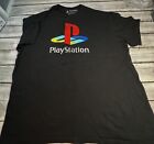 Neu Sony PlayStation Logo schwarz Unisex T-Shirt Größe XL 2021