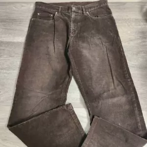 Brooks Brothers Corduroy Pants Size 34x27 Faded Distressed Soft Velvet Feel - Picture 1 of 11