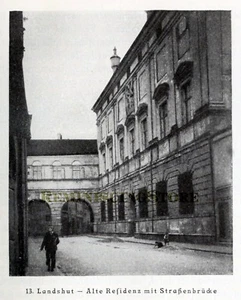 German Landshut — Alte Residenz © 1921 Reprint vintage Picture - Picture 1 of 1