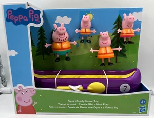 Peppa Pig PEPPA'S FAMILY CANOE TRIP With 4 Figures BNIB - Picture 1 of 2