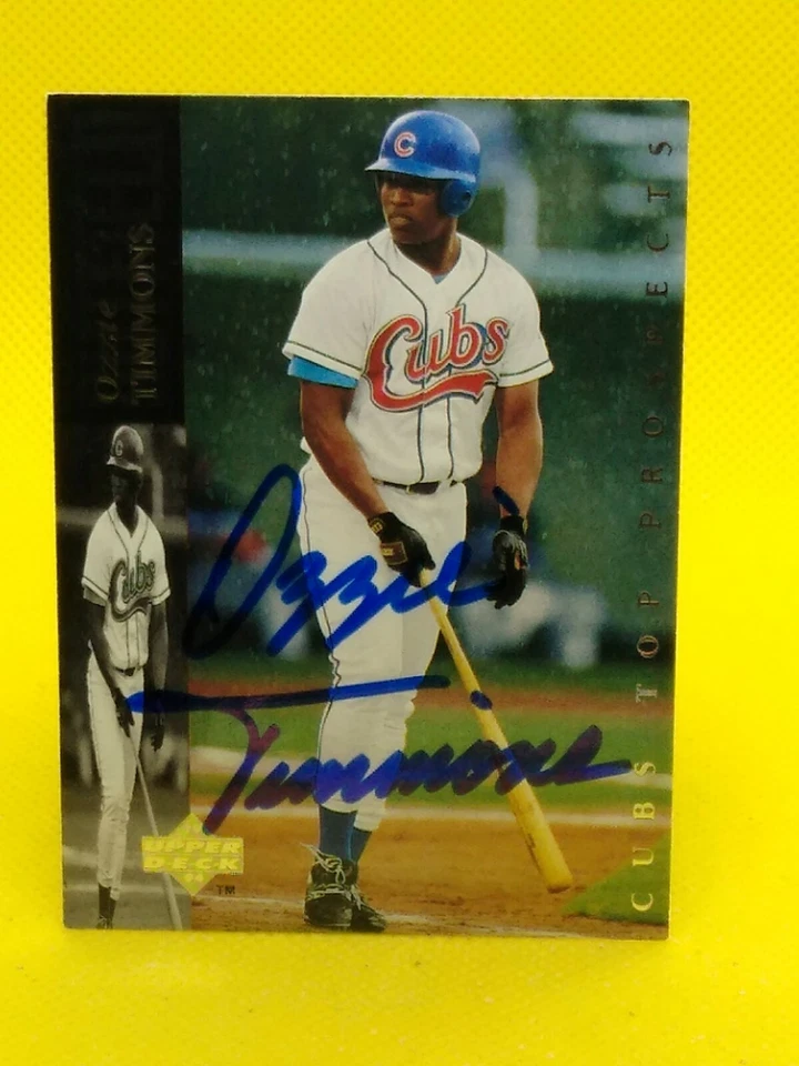 Ozzie Timmons 1993 Upper Deck #180 PERSONAL AUTOGRAPH - Image 1 of 1