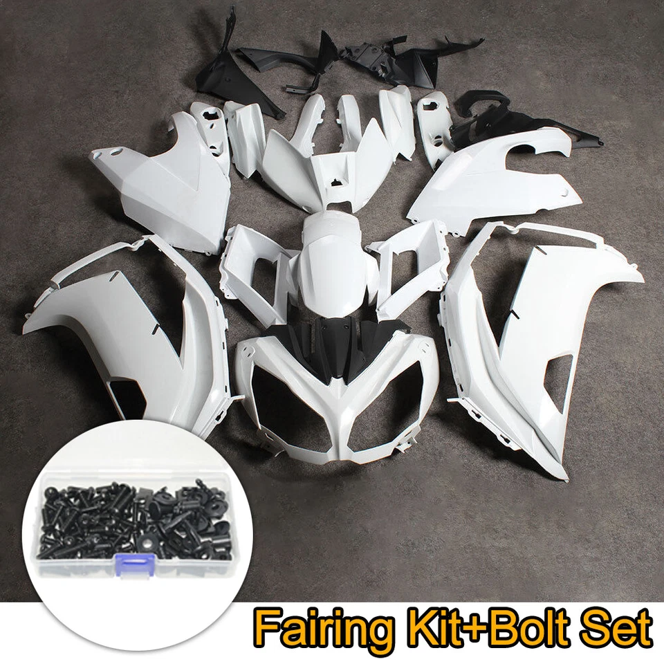 Kit de carenado + pernos para KAWASAKI NINJA 650 2012-2016 EX650 juego de carrocería sin pintar Foto 1 de 4