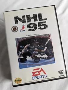 Saga Genesis NHL '95, BOX, BOOKLET, POSTER, CARTRIDGE - Picture 1 of 5
