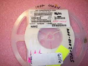 QTY (6116) .22uf 10V 10% X5R 0402 CERAMIC MLCC CAPACITORS NMC0402X5R224K10TR NIC - Picture 1 of 1