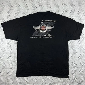 Harley Davidson T Shirt 1998 Mens XXL Vintage Willie G Motorcycle 95th Black - Picture 1 of 11