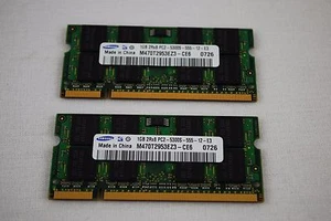 M470T2953EZ3-CE6 0752 Samsung (2pc) 1GB 2Rx8 Memory RAM PC2-5300S-555-12-E3 - Picture 1 of 4