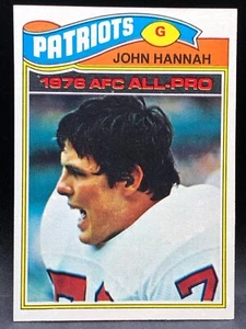1977 Topps JOHN HANNAH Card No. 460 Crease-Free NM+ New England Patriots - Picture 1 of 2