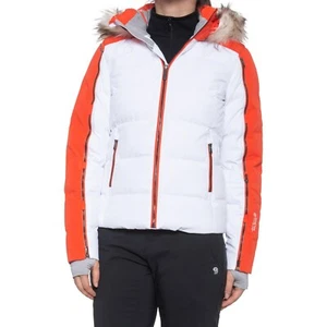 Giacca da sci donna Spyder Falline GTX Gore Tex Infinium isolata bianca taglia 8 - Foto 1 di 2