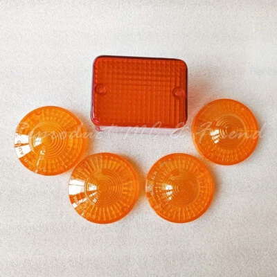 Juego de lámpara de luz trasera + lente de señal de giro para Yamaha XT250 XT500 SR500 RD400 XS650 Foto 1 de 4