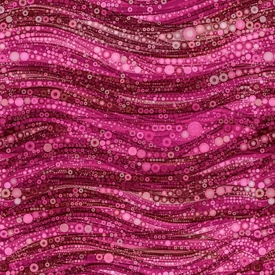 Tela Feline Drive GIGI IN THE GARDEN Rosa Abstracto - Cuarto Graso (18x22") FQ Foto 1 de 4