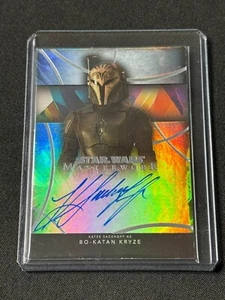 2024 Topps Star Wars Masterwork Katee Sackhoff As Bo-Katan Kryze On-card Auto/50 - Picture 1 of 2