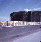 sl51 diapositive originale années 1970 zone de construction / peinture murale le long de la route 363a