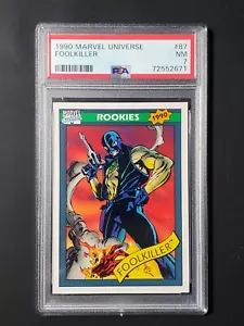 1990 Impel Marvel Universe #87 Foolkiller PSA 7 - Picture 1 of 2