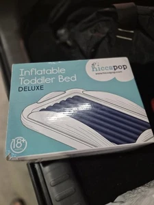 Hiccapop Deluxe Inflatable Toddler Travel Portable Bed Mattress Brand New Sealed - Picture 1 of 4