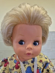 Tiny Tears 16 Inch Baby Doll Vintage 1980's With Follow You Eyes - Picture 1 of 24