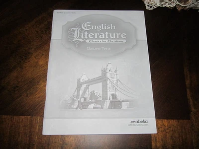 Abeka 12th Grade English Literature Student Quizzes/Test #183172 - Image 1 of 4