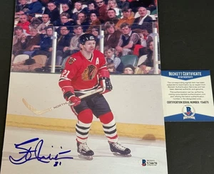 Stan Mikita Chicago Blackhawks Autographed Signed 8x10 Beckett COA - - Picture 1 of 1