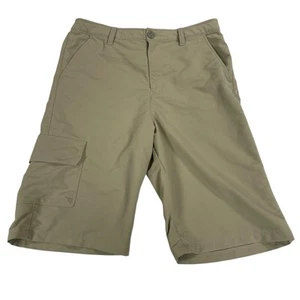 Under Armour Youth XL Khaki Nylon Hybrid Cargo Shorts - Picture 1 of 9