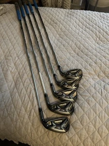 TaylorMade M2 Iron Set 6-PW REAX 88g Regular Steel Mens RH Read Description** - Picture 1 of 13