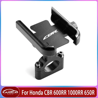 For Honda CBR 600RR 1000RR 650R Handlebar Mobile Phone Holder GPS Stand Bracket Foto 1 de 4
