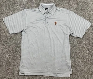 Camisa Polo FootJoy FJ Gris Naples National GC Rayas Golf Para Hombre XLarge - ¡EXCELENTE ESTADO! - Imagen 1 de 11