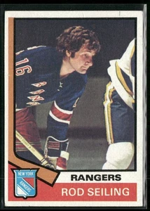 1974-75 Topps Rod Seiling #102 New York Rangers - Picture 1 of 2