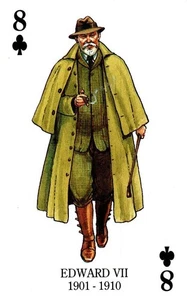 Eduardo VII, monarquía de cartas de la realeza británica - Imagen 1 de 2