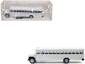School Bus White 1/87 (HO) Plastic Model by Promotex - Picture 1 of 1