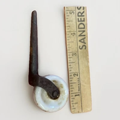 3" Stem Porcelain Furniture Wheel Caster - Image 1 of 4
