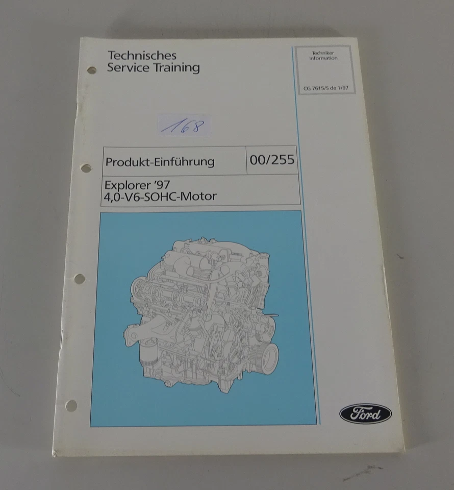 Información Técnica Ford Explorer '97 4,0 -V6-SOHC-Motor Stand 01/1997 - Imagen 1 de 4