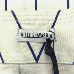 WILLY CHAVARRIA 21AW GONZALES Baseball Shirt weiß Baumwolle Größe L gebraucht - Bild 1 von 3