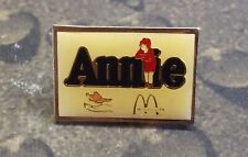 Orphan Annie Ronald McDonald vintage pin badge