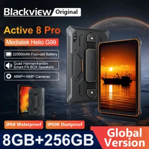 Global IP68 Tablet Blackview Active 8 Pro 16GB+256GB 22000mAh 48MP Dual 4G WiFi - Afbeelding 1 van 14
