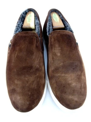 Allen Edmonds  Suede Venetian Casual Sneakers w/ Shearling 11 D Dark Brown(532N) - Image 1 of 4
