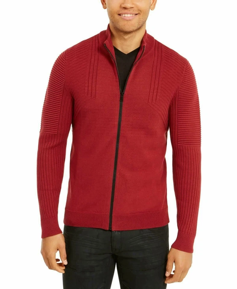 New INC International Concepts Men's XXL Chinese Apple Samuel Zip Front Cardigan - Image 1 of 1