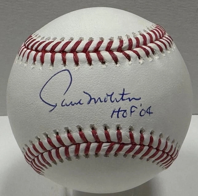 Brewers PAUL MOLITOR Signed Official MLB Baseball w/ HOF '04 AUTO -  JSA - Twins - Image 1 of 1