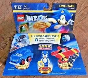 LEGO Dimensions Sonic The Hedgehog LEVEL PACK 71244 Sonic & Vehicles NEW/ SEALED - Picture 1 of 6