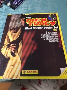 DICK TRACY GIANT STICKER POSTER SET PANINI - Picture 1 of 11
