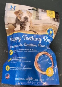 N-Bone 6-Pack Puppy Teething Ring, Chicken Flavor expires 08/22 - Picture 1 of 3