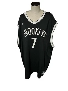 Jeremy Lin Men's 2XL Brooklyn Nets Adidas Black NBA Jersey - Picture 1 of 7