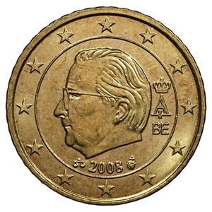 Belgique - 50 centimes euros 2008 Albert II - SUP - Or nordique - Imagen 1 de 2