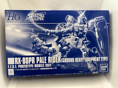 Kit Modelo Bandai HG 1/144 RX-80PR Pale Rider Gundam Side Story Eslabón Perdido Foto 1 de 4