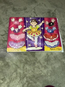 Melissa & Doug Nina Ballerina Playset Fashion Costume Hand Crafted - Picture 1 of 4