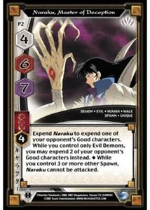 Juego de cartas coleccionables InuYasha Naraku Master of Deception (lámina) - Keshin #P2 - Imagen 1 de 2