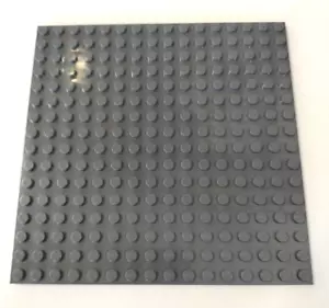 1x LEGO® construction plate / plate / buildable on both sides 16x16 dark gray / dbg 21405 new