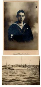 Tolles Fotoalbum dokumentiert den Dienst der USS Corsair im Ersten Weltkrieg - 1917-1918 - Bild 1 von 1